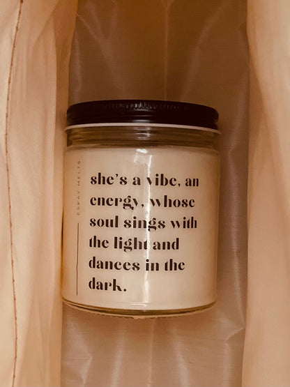 Shes a vibe 9oz Coconut Soy Candle