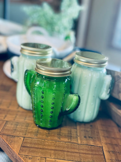 14oz Green Cactus Candle