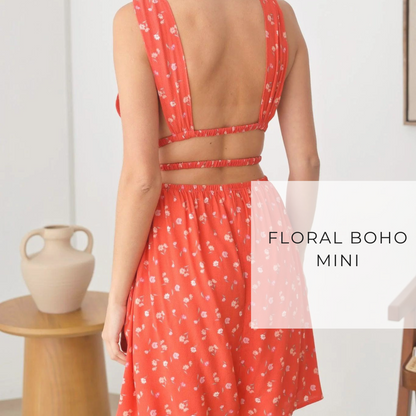 Floral Boho Mini Dress